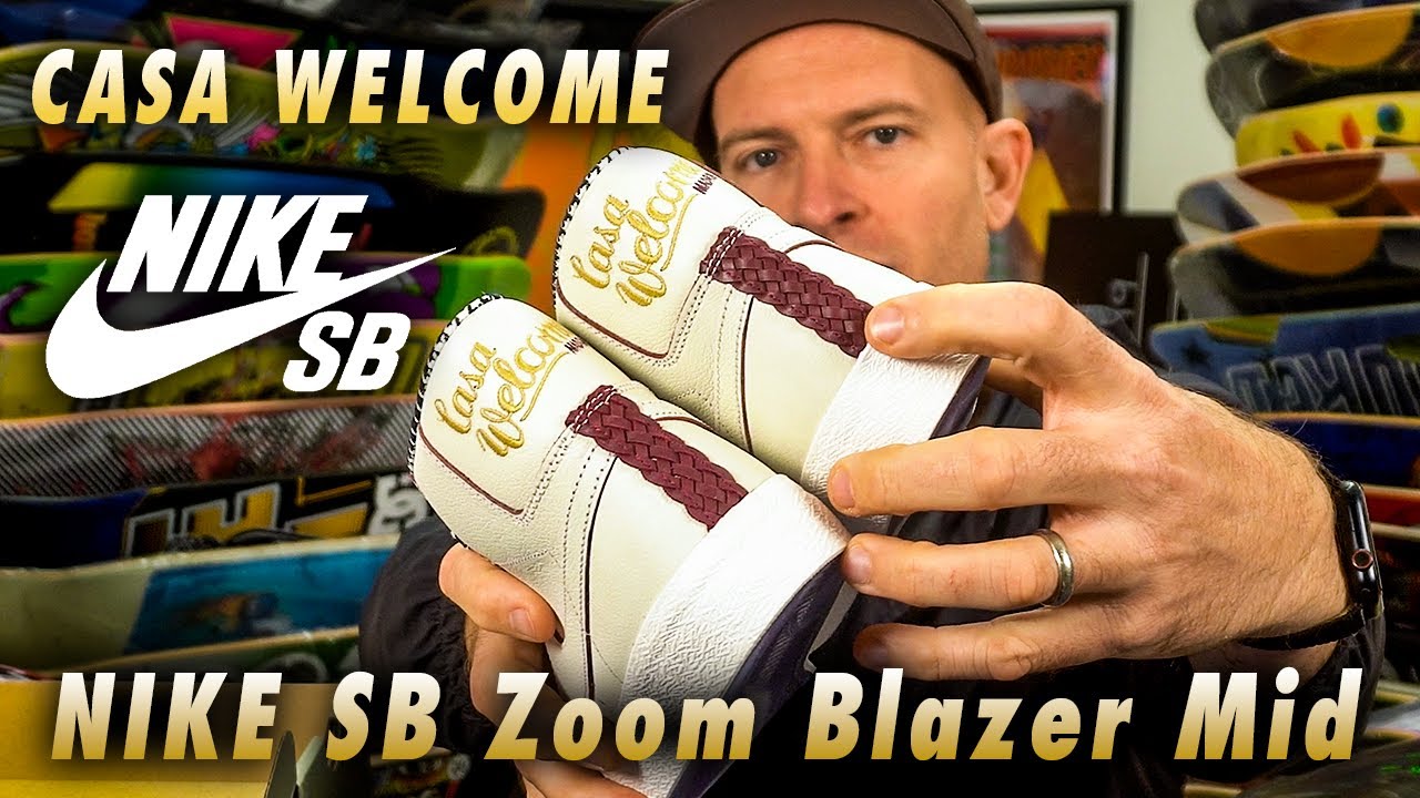 Nike SB Zoom Blazer Mid 'Casa Welcome' | UNBOXING & REVIEW