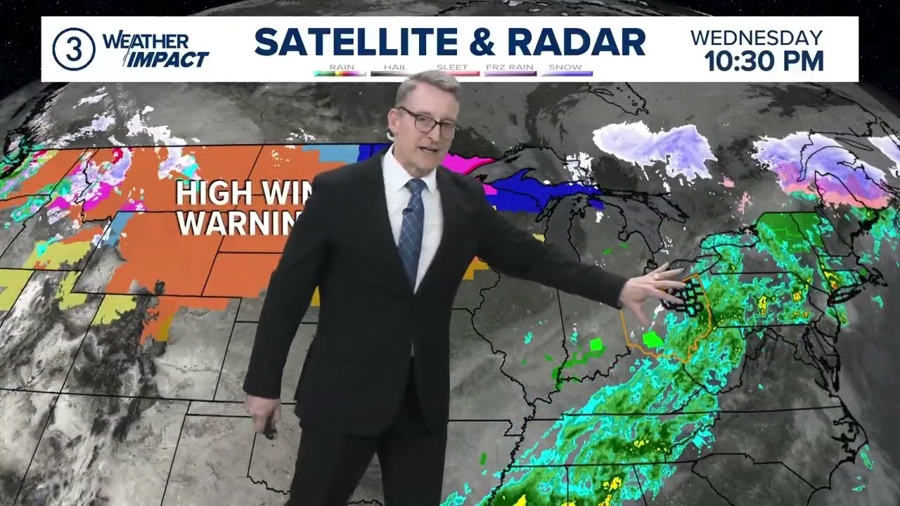 Cleveland area weather forecast: Rain ending; a colder Thursday