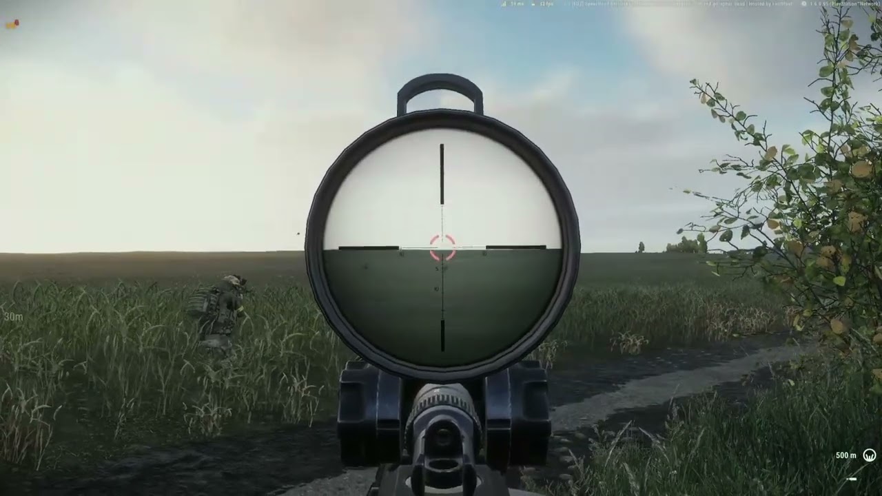 Firing at long range 