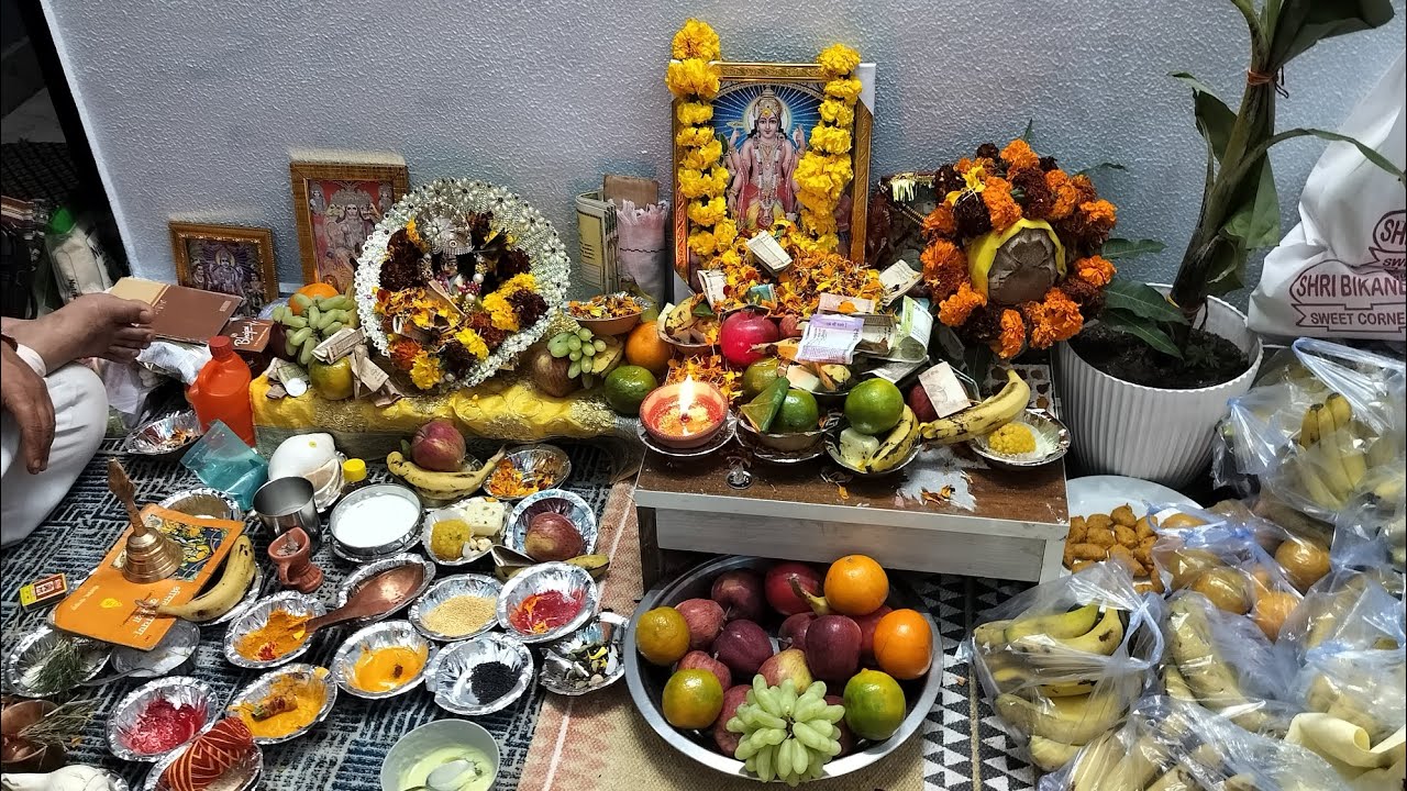 ||चाची ने हिमांशु के बर्थडे में कराई सत्यनारायण भगवान की कथा 🙏🥰||