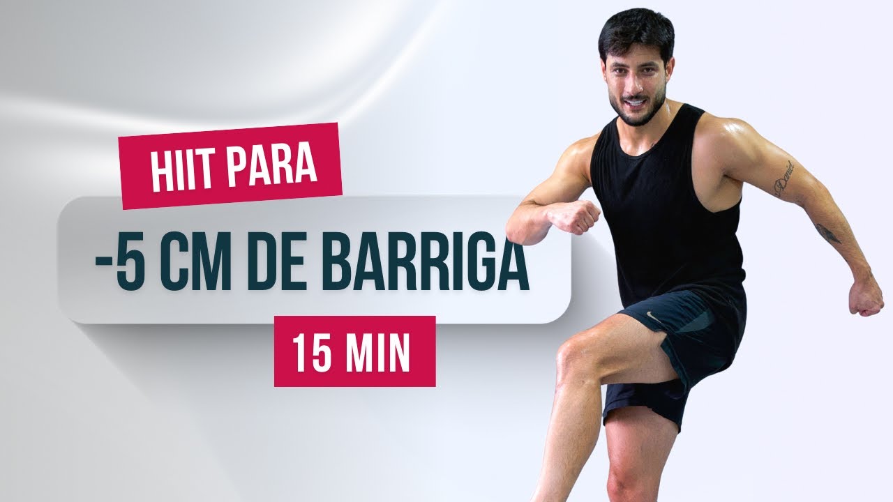 15min CARDIO HIIT para perder 300 calorias — sem equipamentos, em casa 🔥
