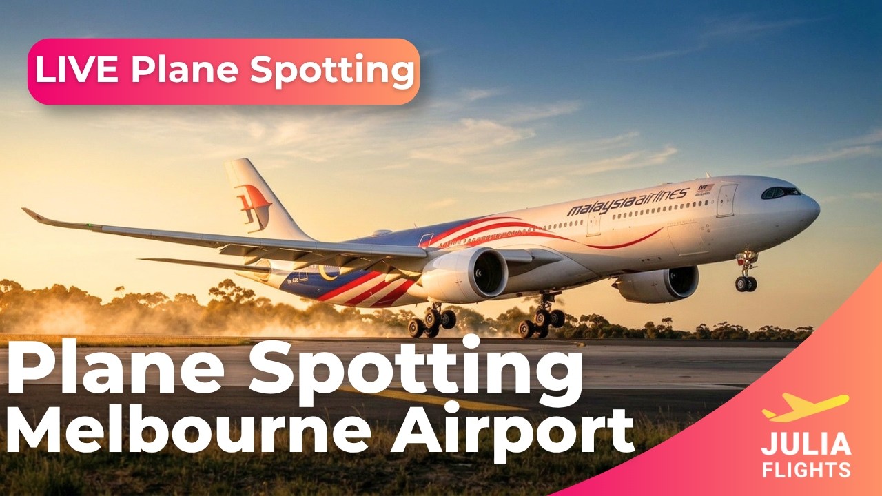 🔴 LIVE MELBOURNE AIRPORT ✈️ Plane Spotting | 22/10/26