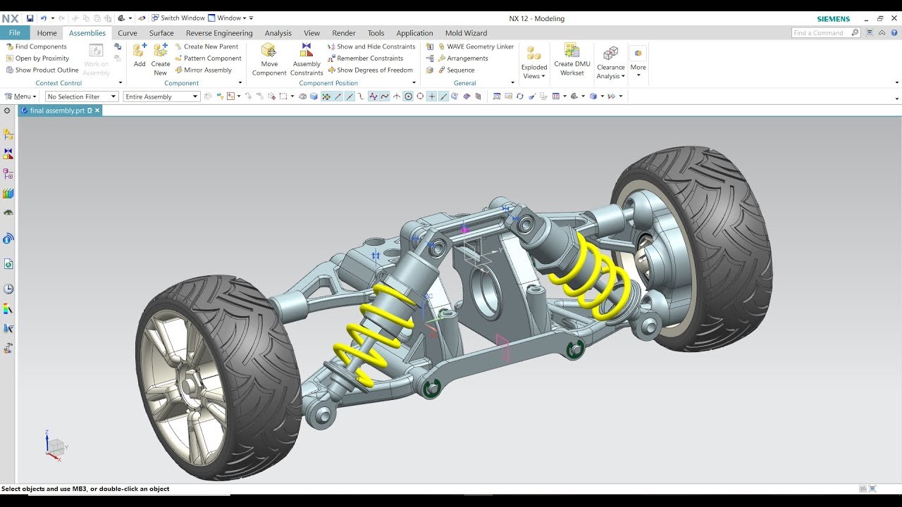 Car Suspension design and Assembly Sequences