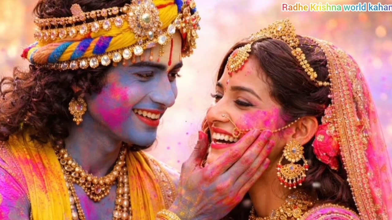 वृंदावन में 2026 की अद्भुत राधा-कृष्ण होली लीला 🎨💖 जब कान्हा ने राधा को रंगा – होली 2026 की पावन कथा