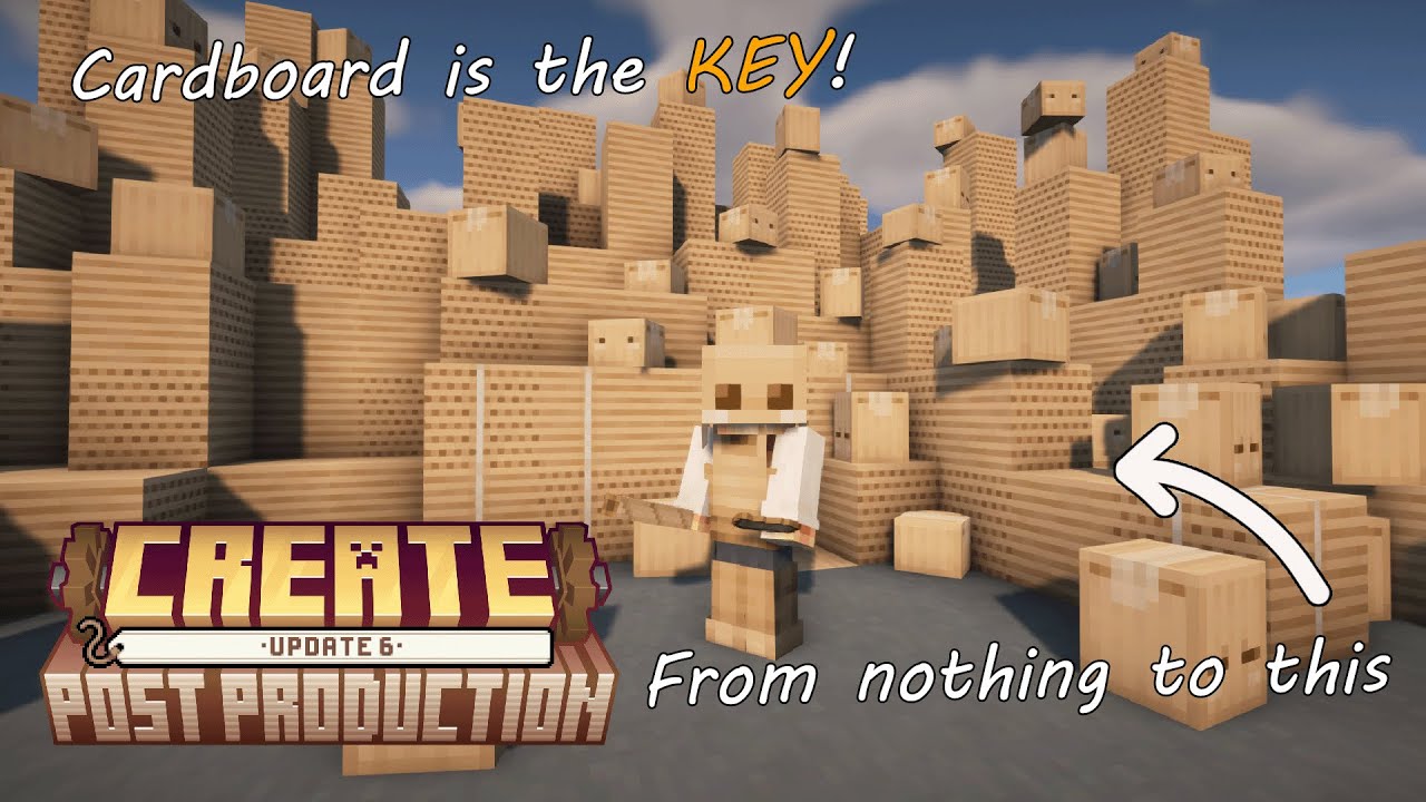 ZERO to Cardboard in Create 6 || Survival Mod Guide 04