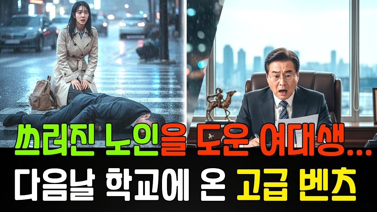 가난한 여대생이 구한 노인...다음날 재벌 회장이...ㅣ노후사연ㅣ감동사연ㅣ사연라디오ㅣ오디오북