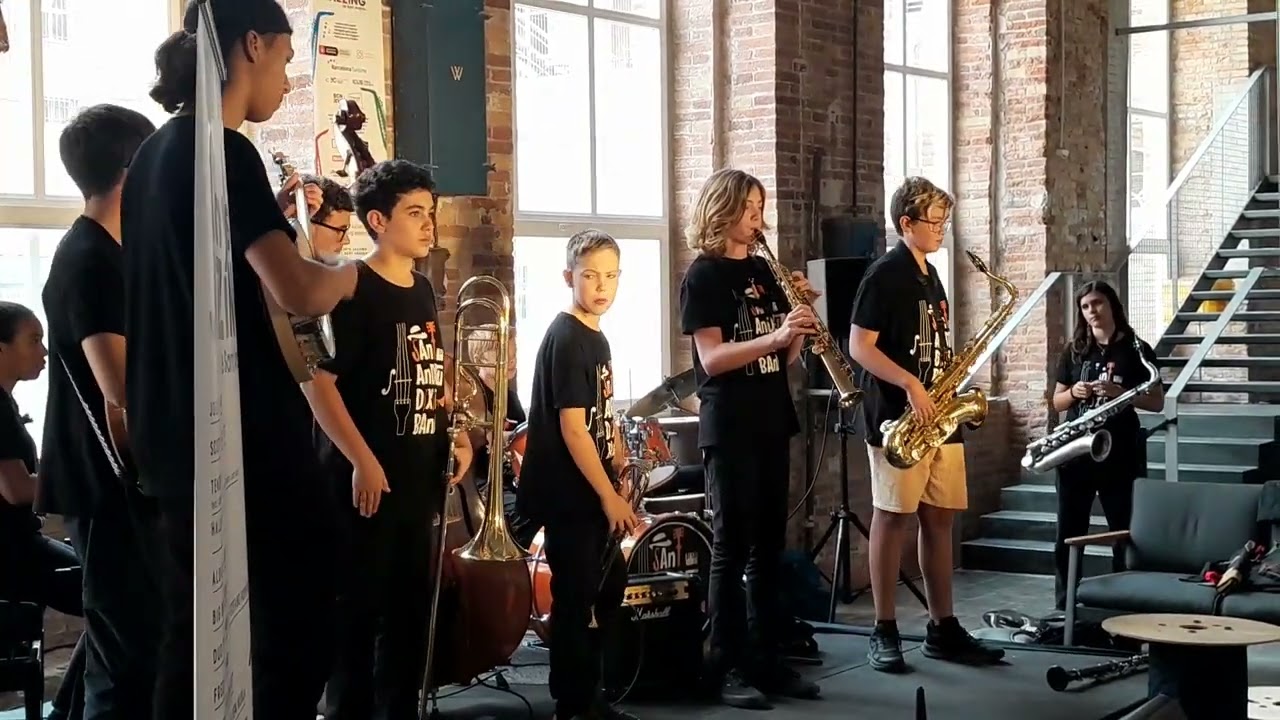SAJB Dixieland Band at 2023 Jazzing Press Conference