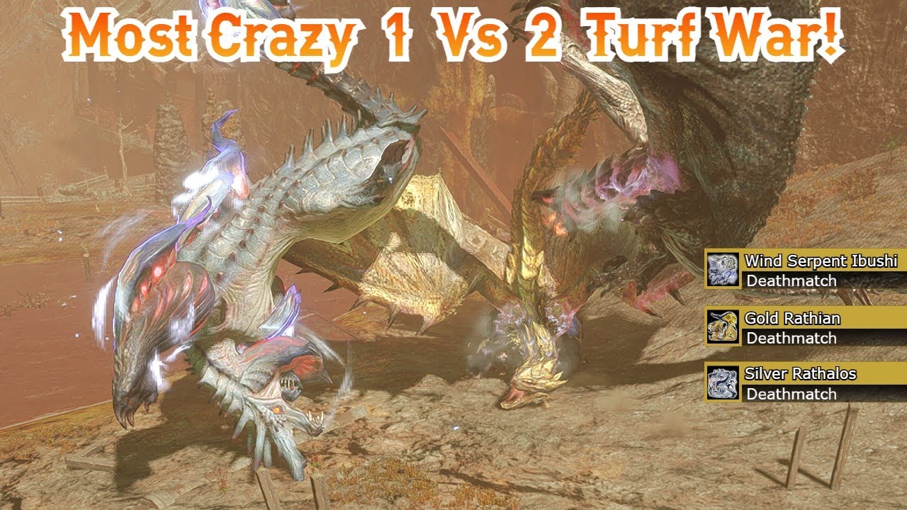 Gold & Silver Raths Vs Ibushi Ultimate 2 Vs 1 Turf War Deathmatch | Monster Hunter Rise Sunbreak