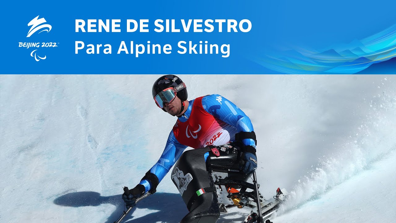 🇮🇹 Italy's Rene de Silvestro Delivers In Brilliant Para Alpine Skiing Run! | Paralympic Games