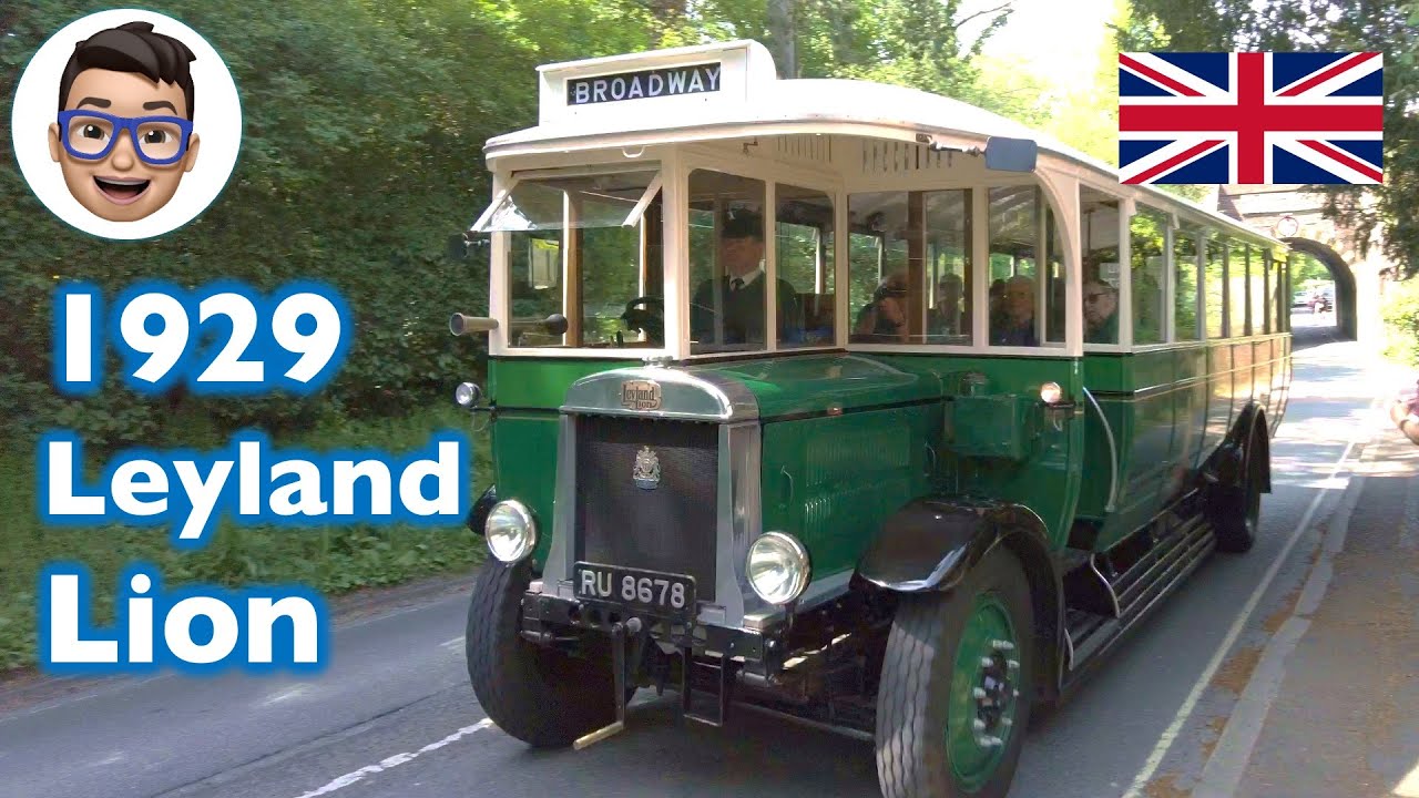 Leyland Lion 1929 года | День бега в мае 2023 года | Винтажные автобусы с друзьями короля Альфреда