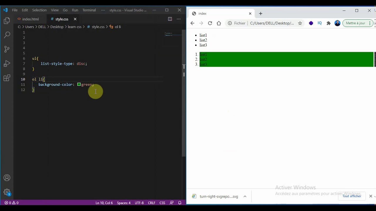 #21 styling lists with css شرح شامل لكيفية اعطاء ستايل للقوائم    css شرح