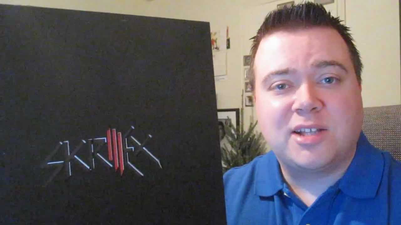 Обзор распаковки трёх виниловых пластинок Skrillex Limited Edition