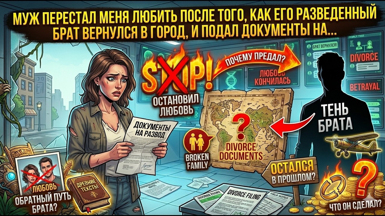 Муж перестал меня любить после того, как его разведенный брат вернулся в город, и подал документы на