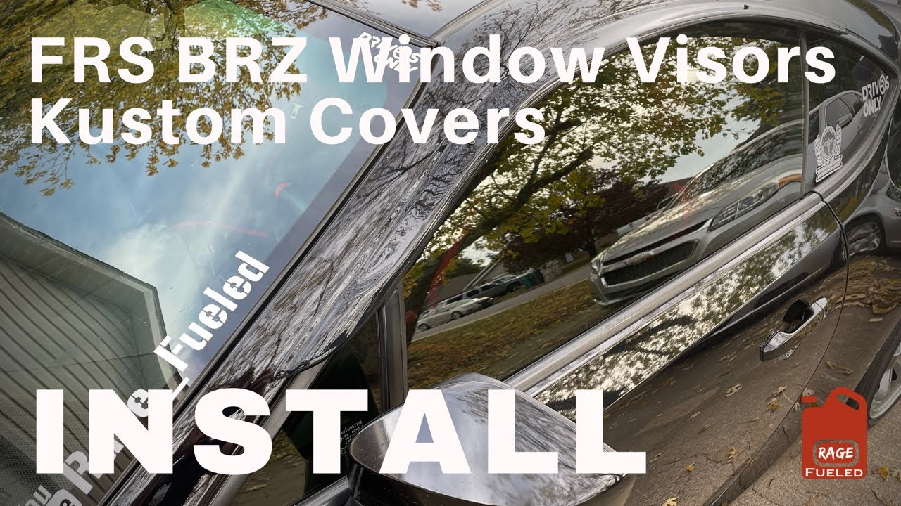 FRS BRZ EOS Window Visors Install