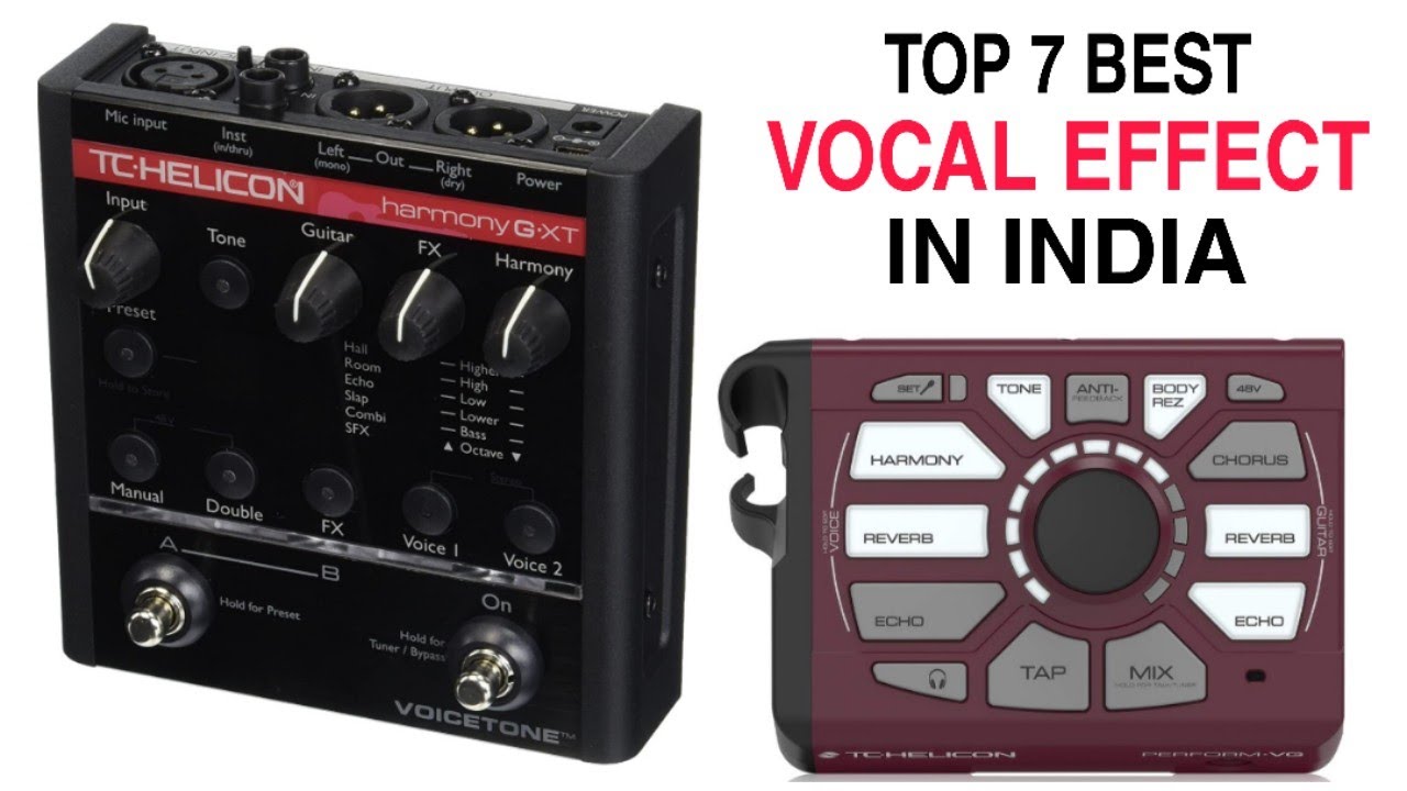 Top 7 Best Vocal Effect Processor Available Online India | Best Vocal Effect Processor 2021