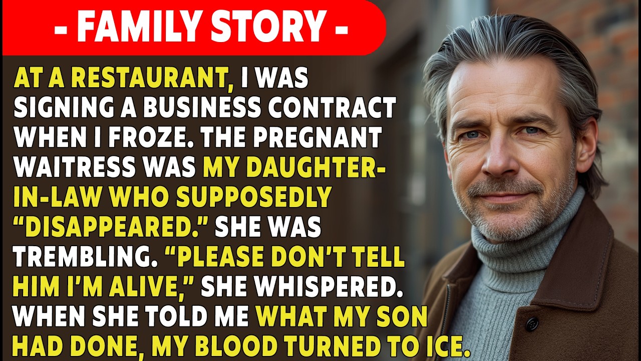 I Froze When I Saw My 8-Month Pregnant Daughter-In-Law Working As A Waitress — What She Said Next...