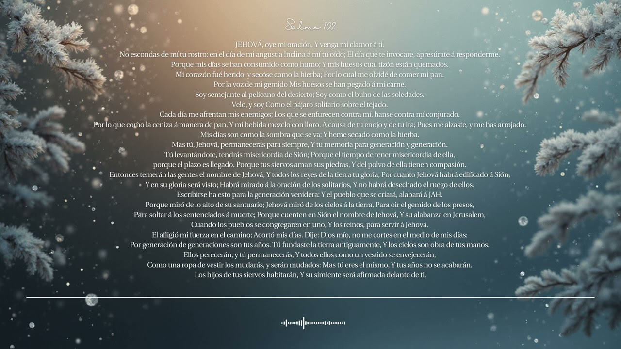 🌿 Salmo 102 | Escucha Mi Oración | Canto bíblico CCM · Shuli Bible