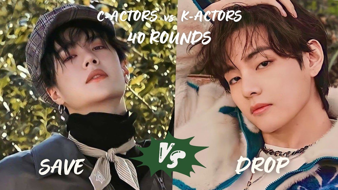 CHINESE VS KOREAN ACTORS 丨 SAVE ONE DROP ONE CHALLENGE 丨TOP MOST HANDSOME丨 CDRAMA 丨 KDRAMA 丨 EXTREME