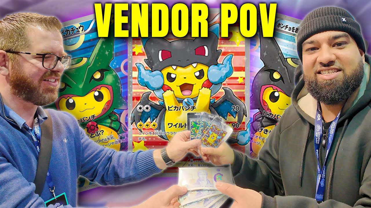 My BIGGEST Purchase Vending at London Card Show | Vendor POV