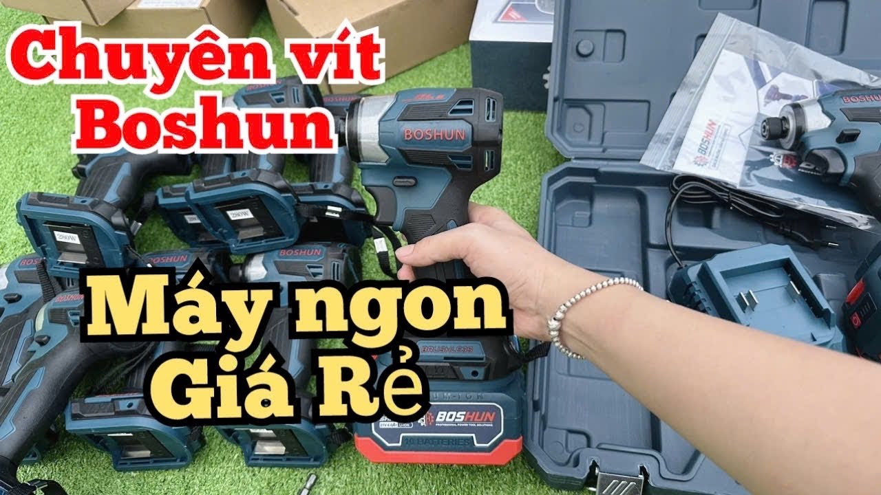 Máy Chuyên Vít Boshun 230Nm Giá Rẻ, Máy Siết Ốc Máy Khoan Chất lượng ngon quá