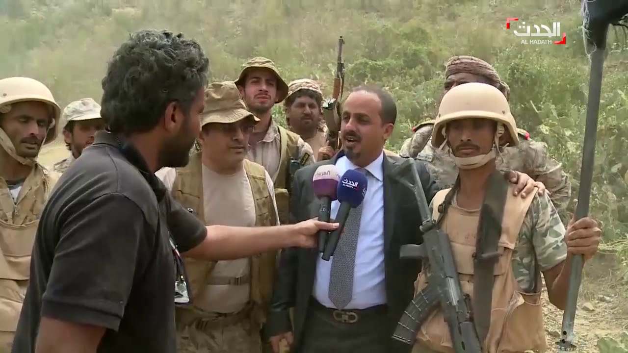 شاهد مراسل الحدث من جبهة الملاحيظ