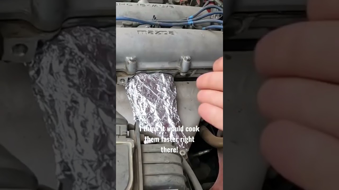 Cooking FOOD in my Miata&rsquo;s Engine Bay! #miata