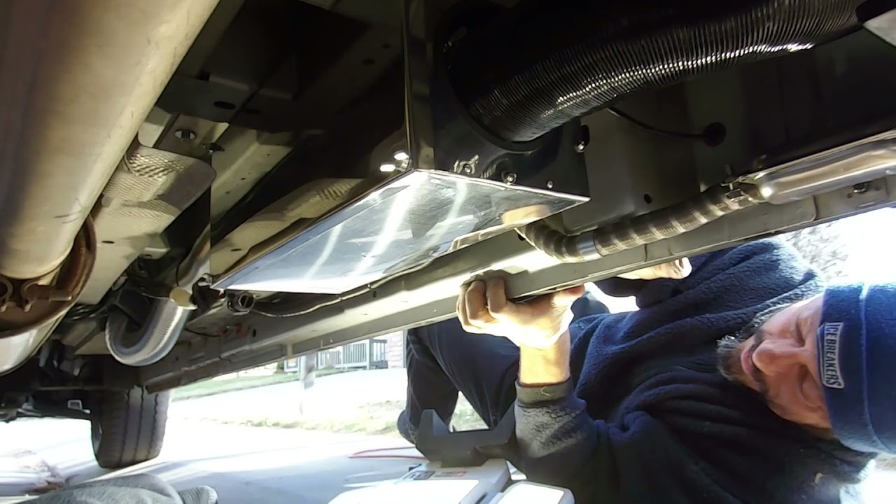 Airtronic B4L Van Heater Installed Under The Van Overview