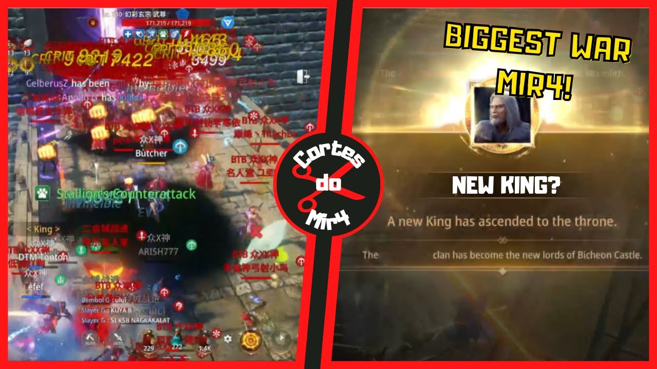 DTM/PHA vs HOF/MAZDA TEAM ON BIGGEST CASTLE WAR MIR4!! | MIR4