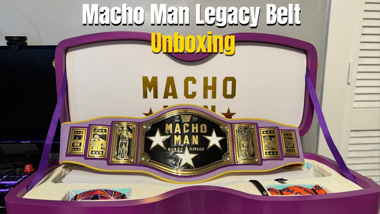 Macho Man Randy Savage Legacy Belt Unboxing