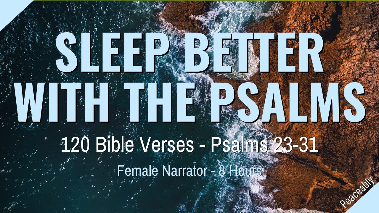 Sleep Better | Psalms 23-31 Reading w/Ocean Sounds | Fall Asleep Fast (Looped)