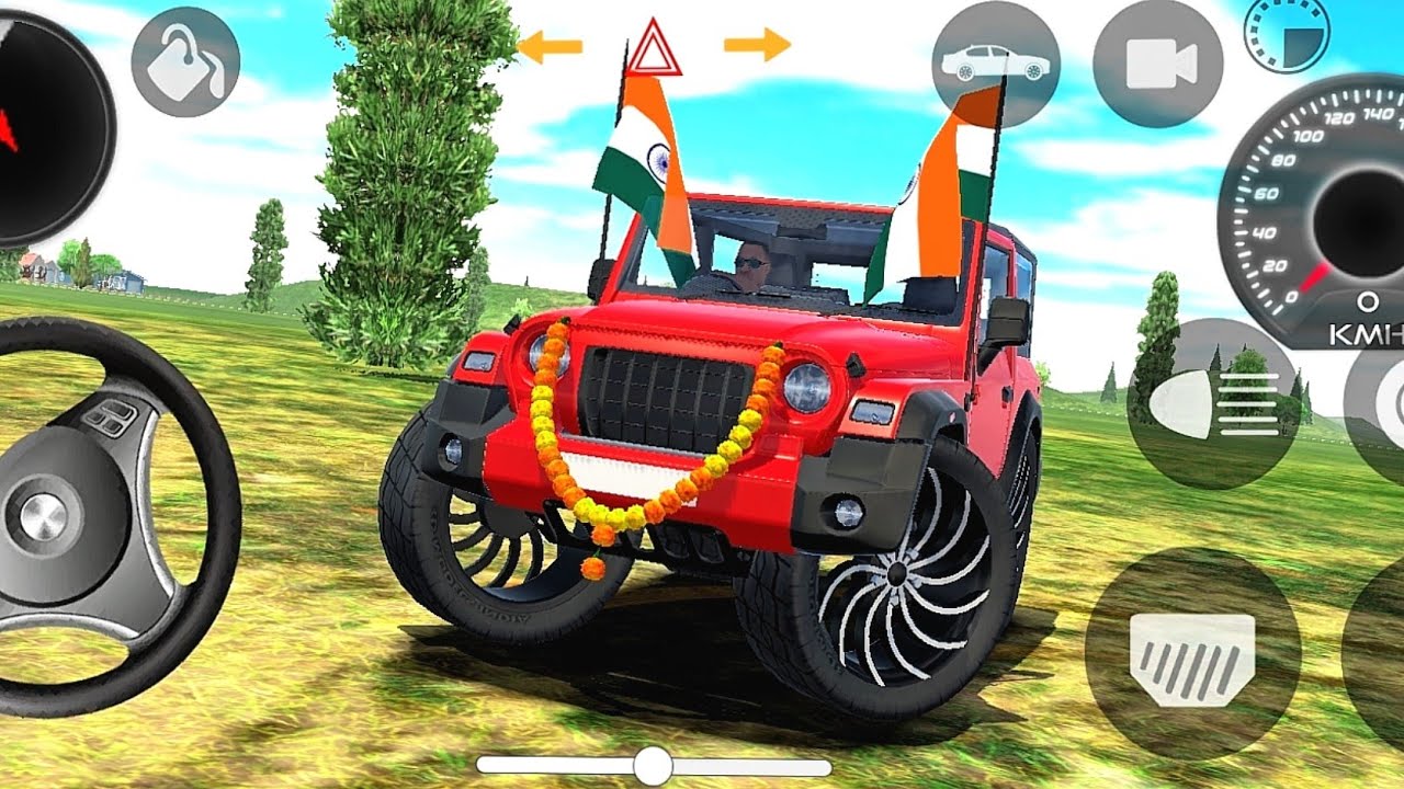 😈 Red Thar Beast Mud & Mountain Ride 🚙 | Dollar Song | 3D Thar Simulator Gameplay Part 41