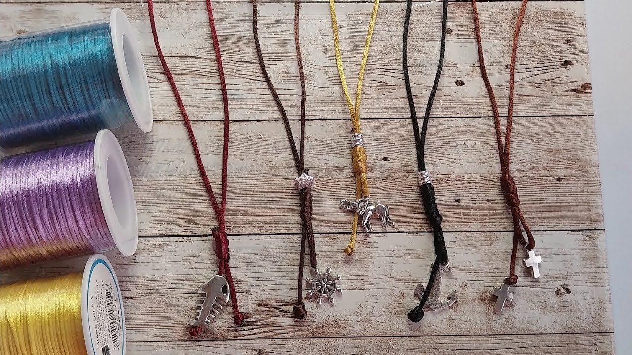 COLGANTES PARA CHICOS. CON NUDO CORREDIZO