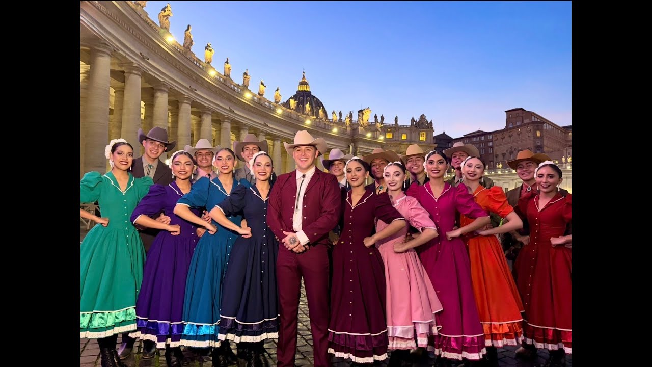 BALLET FOLKLORICO MEXICANO BAILANDO EN EL VATICANO | Polkas de Chihuahua. 🇲🇽