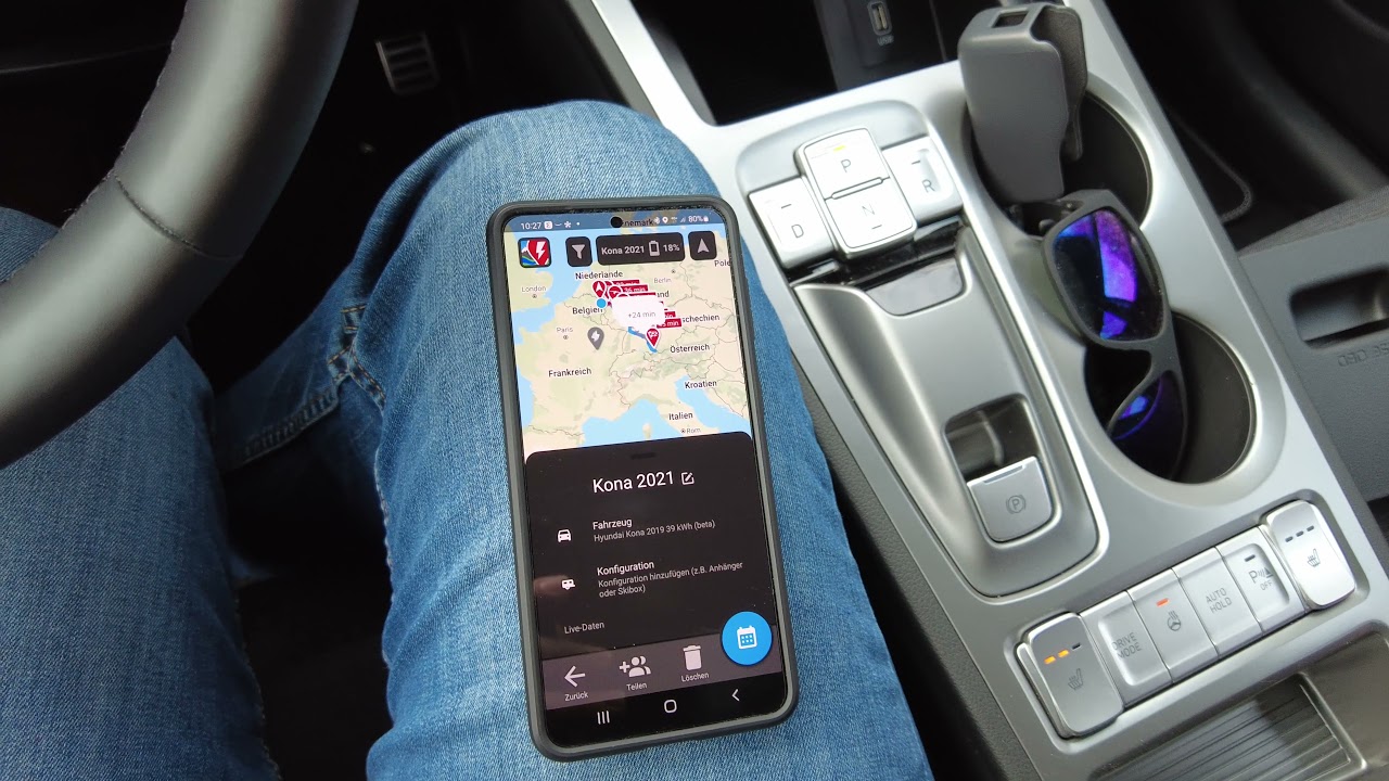 A Better Route Planer ABRP Update OBD Hyundai Infotaiment Update Splitscreen Android How to connect