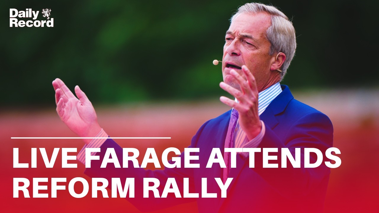 LIVE | Nigel Farage attends Reform UK rally in Doncaster