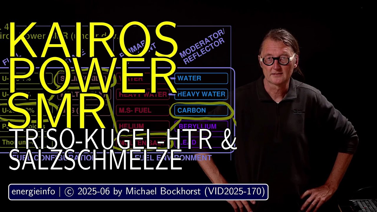 Small Modular Reactor von Kairos Power/KP-FHR  - TRISO Pebble Bed + Molten Salt Coolant VID2025-170
