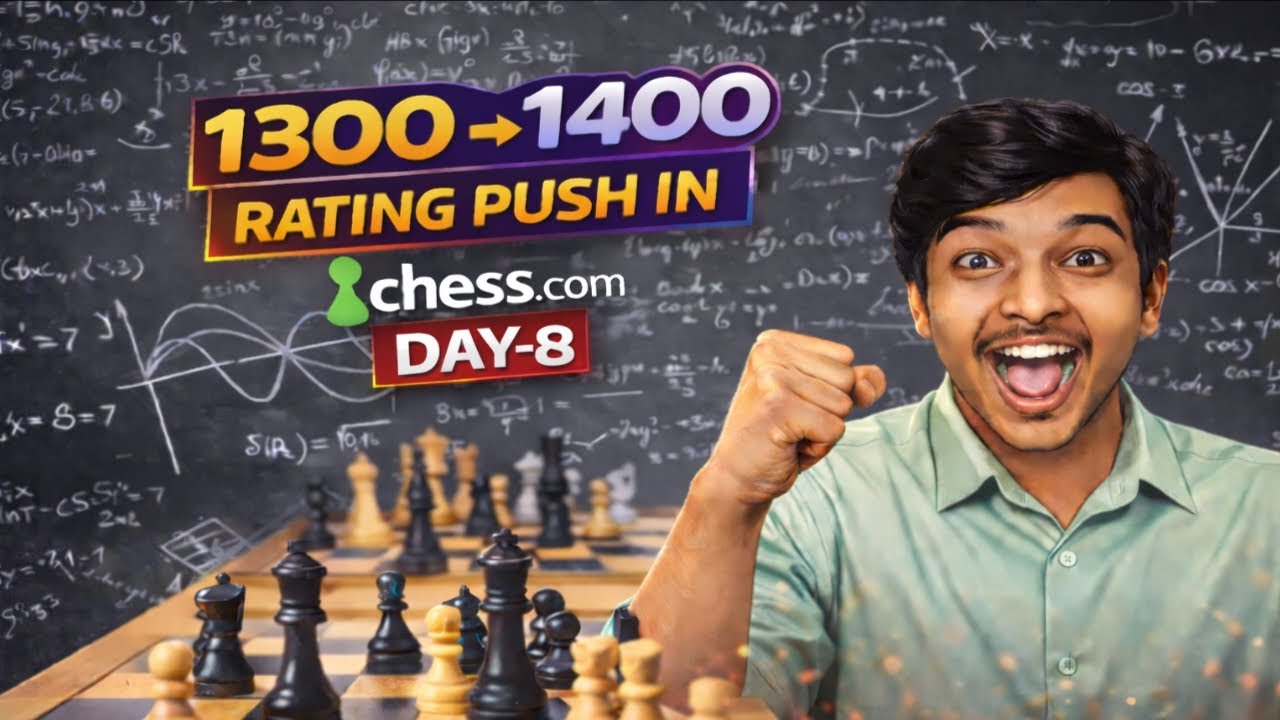 Road to 1400 ♟️ | 1300+ Rating LIVE Chess | Win & Learn 🔥