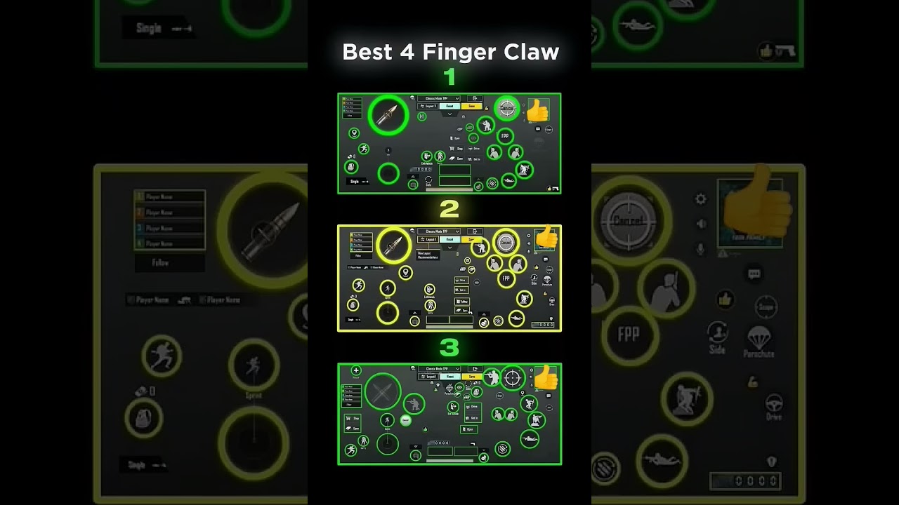 Best 4 finger control code sensitivity zero recoil sensitivity Pubgmobile  