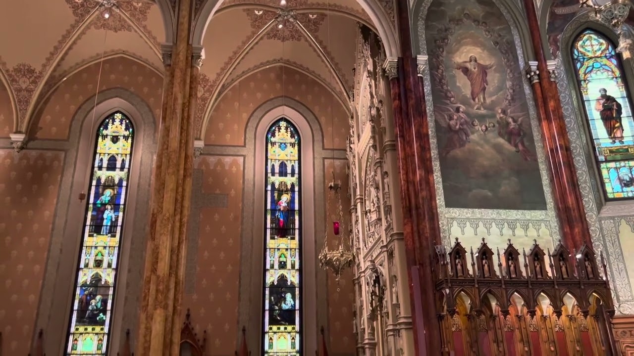 The St-Patrick Basilica of Montreal, Canada