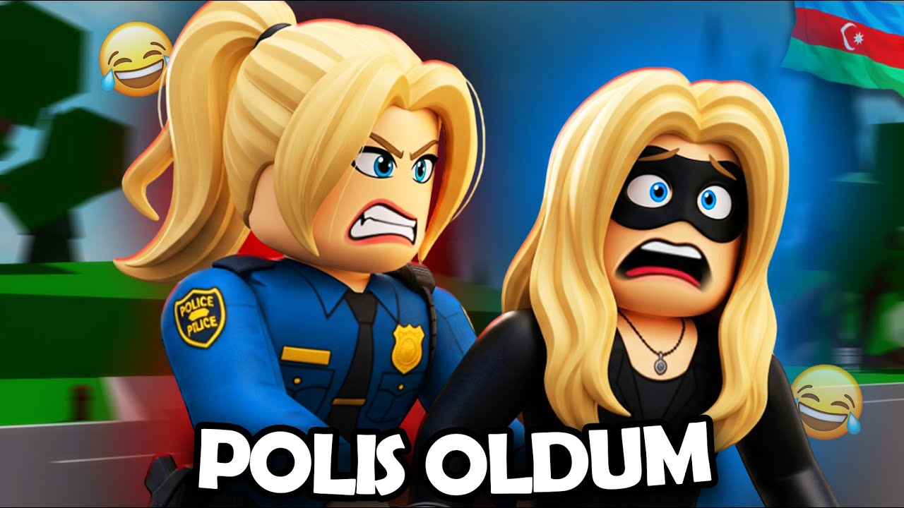 BROOKHAVEN POLİSİ OLDUM👮‍♂️OĞRUNU TUTURAM😲 | Roblox brookhaven 🏡rp
