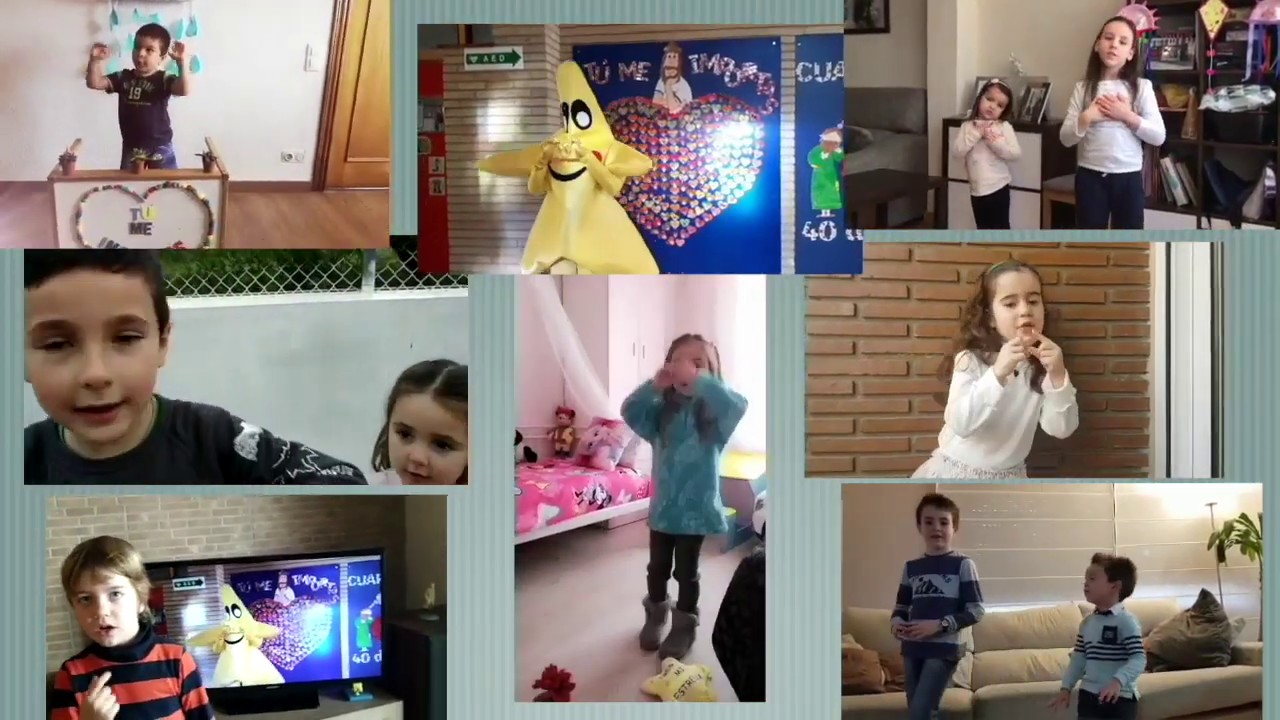 Colegio Pureza de María Cid - Estrella Ilusión canta con las familias (Jesús está en ti)