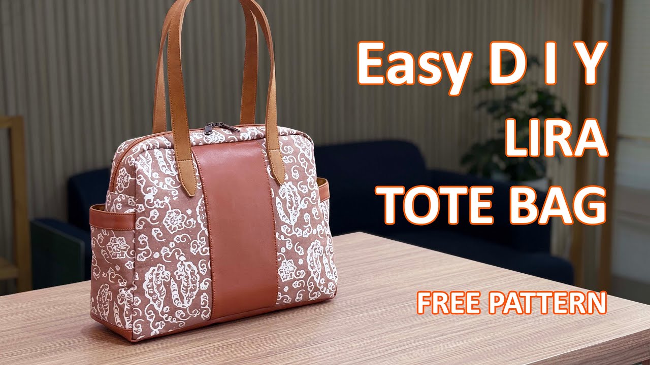 (ASMR) Easy DIY - LIRA TOTE BAG - Beginner friendly
