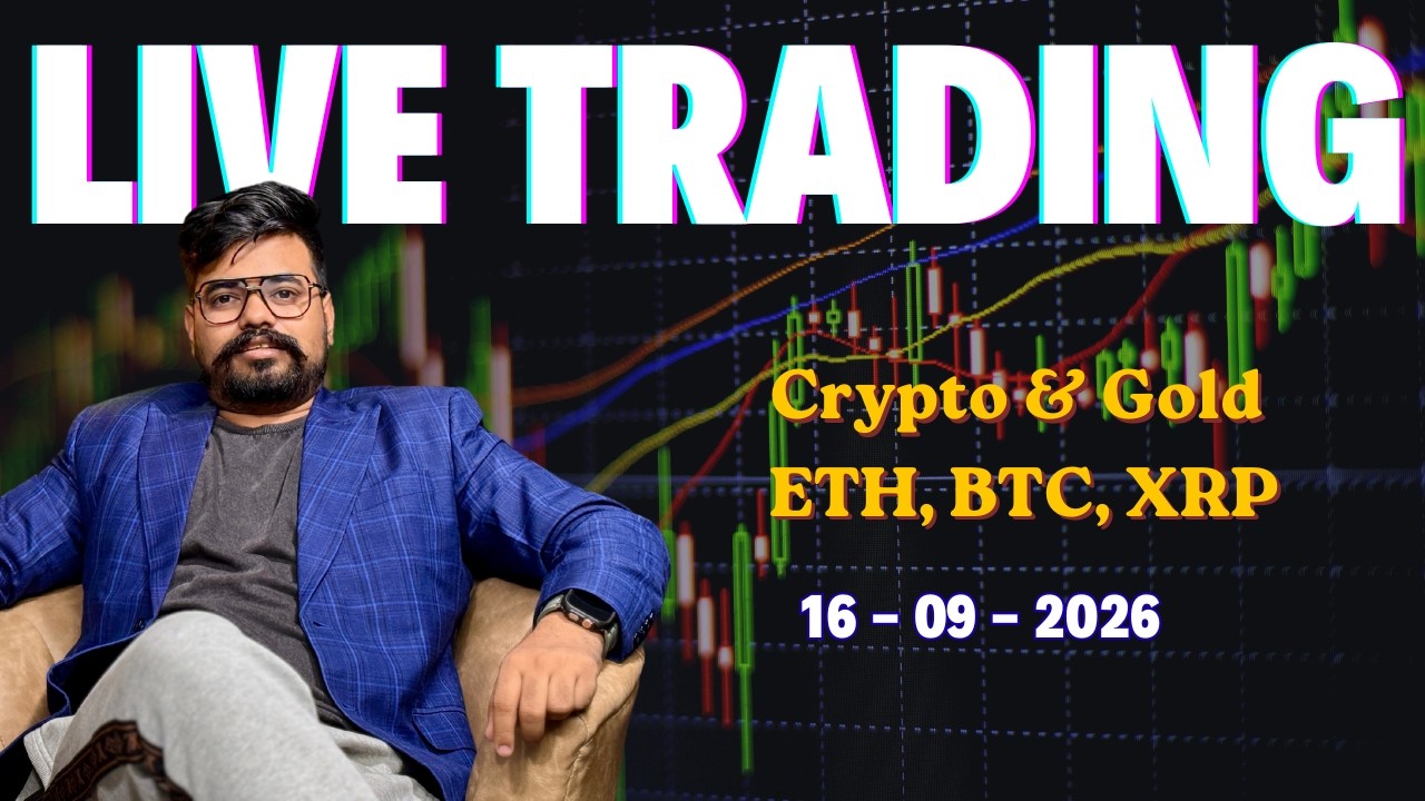 🔴 LIVE Trading | XAUUSD Gold + Crypto Live | BTC ETH Price Action & SMC Trading