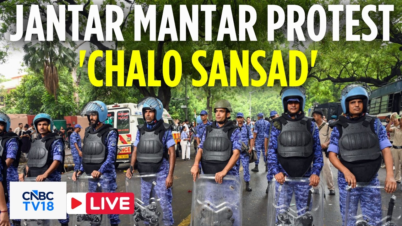 Delhi Protest LIVE: 'CHALO SANSAD' LIVE From Jantar Mantar Protest | Sonam Wangchuk News | N18L