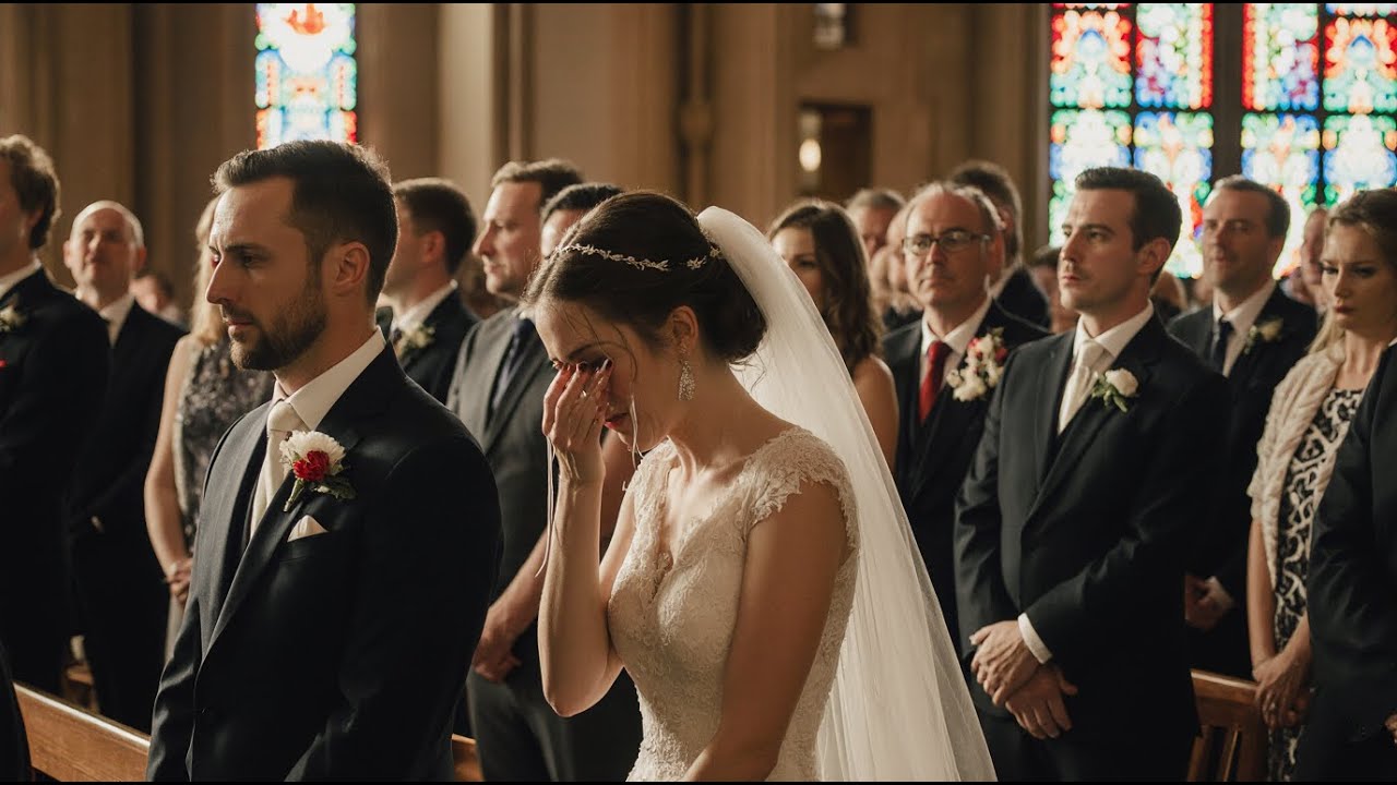 No altar, ela revelou que estava grávida — mas o noivo não era o pai!
