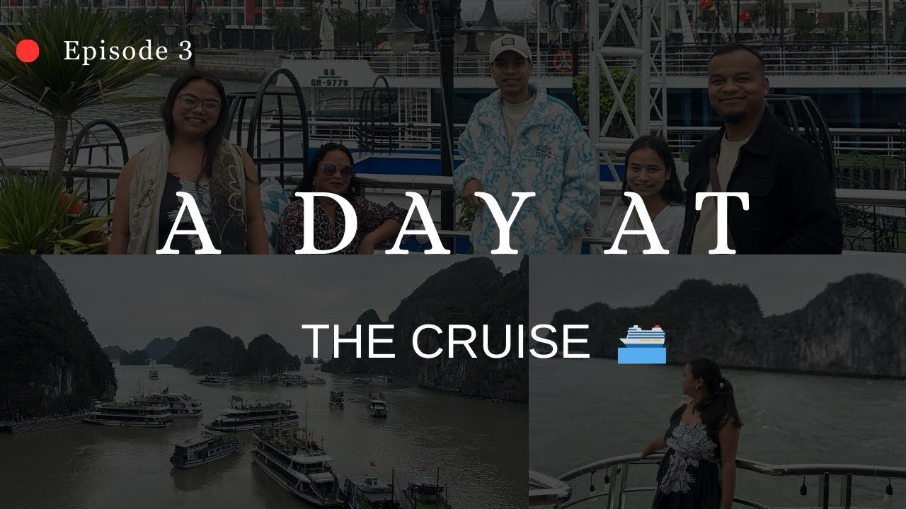 A FUN DAY AT THE CRUISE | HA LONG BAY | VIETNAM 🇻🇳