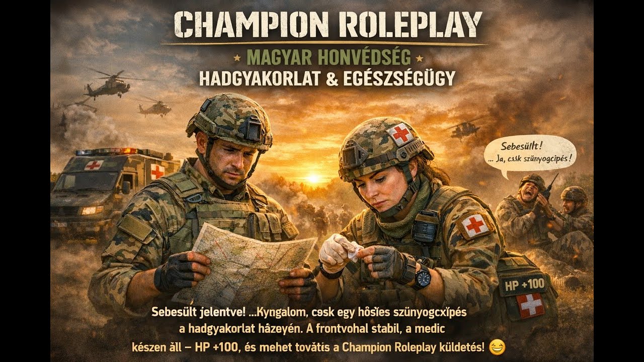 Champion Roleplay – Magyar Honvédség Hadgyakorlat & Egészségügy