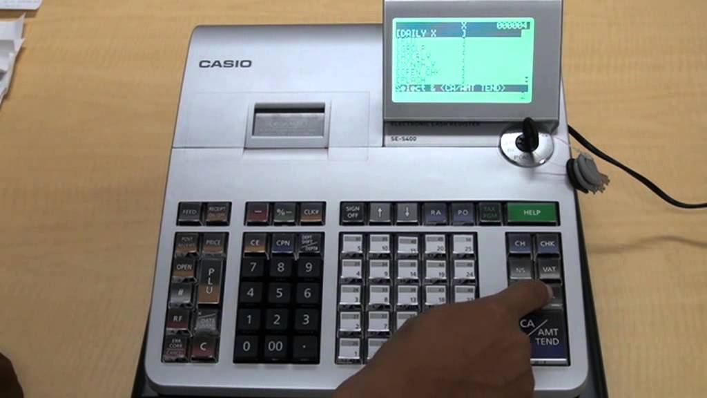 Casio SE-S400 : Pengaturan stock