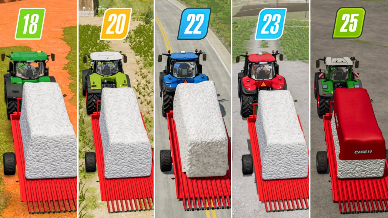 Fs18 Vs Fs20 Vs Fs22 Vs Fs23 Vs Fs25 | Cotton Selling | Timelapse 