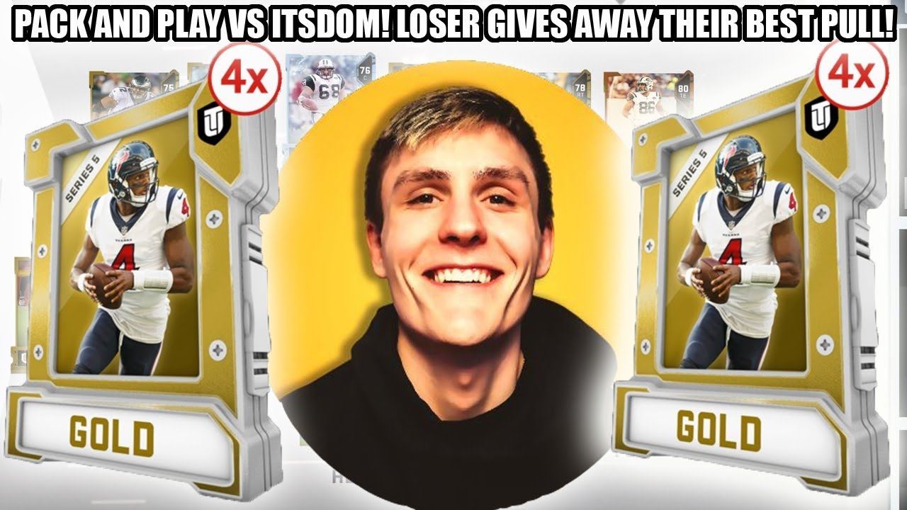 PACK AND PLAY VS ITSDOM! LOSER GIVES AWAY THEIR BEST PULL! | MADDEN 19 ULTIMATE TEAM
